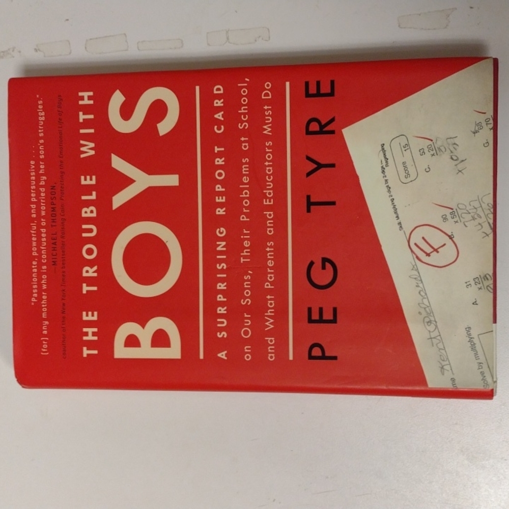The Trouble With Boys hardback book